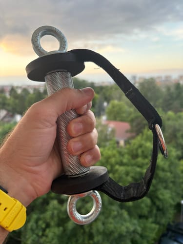 Smile Handles in a gym bag